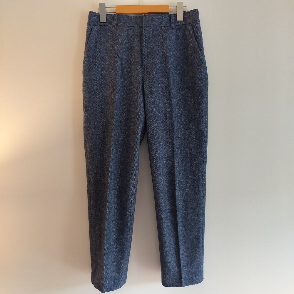Club Monaco Straight Leg Pants in Heathered Blue
